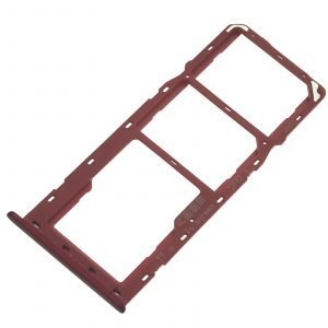 Bandeja para tarjetas Sim y Micro SD para Samsung Galaxy A20s 2019 A207f Rojo - Product Image 3