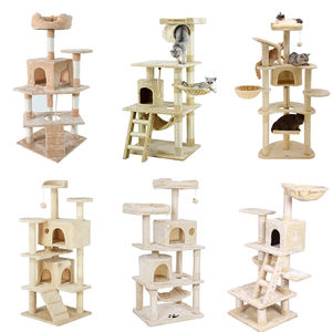 Fonte Direta Da Fábrica OEM & ODM Multifuncional Cat Tower Pet Móveis Moda Árvore De Gato De Madeira - Product Image 5