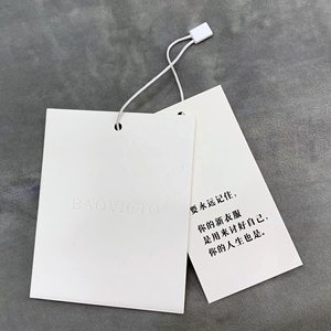 Étiquettes spéciales de relief de marque de cadeau de <span class=keywords><strong>carton</strong></span> d'étiquette volante <span class=keywords><strong>pour</strong></span> des étiquettes d'habillement - Product Image 6
