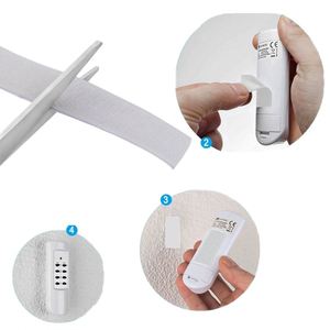 Cinta Adhesiva de Nylon Blanca de 20mm*15m, Ecológica y Resistente al Calor, con Patrón de Puntos de Doble Cara, Ajustable para Zapatos - Product Image 3