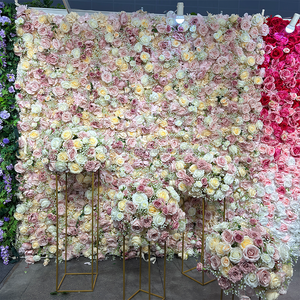 Nuevo diseño hojas artificiales plantas <span class=keywords><strong>de</strong></span> hierba Flor <span class=keywords><strong>de</strong></span> seda artificial pared 3D telón <span class=keywords><strong>de</strong></span> fondo para decoraciones <span class=keywords><strong>de</strong></span> eventos <span class=keywords><strong>de</strong></span> boda - Product Image 3