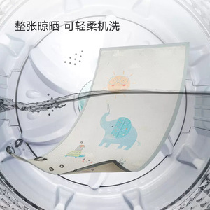 Manta acolchada de fibra de bambú para bebé, colchoneta refrescante para niños de 0 a 1 año, almohadilla para siesta con patrón de dibujos animados, lavable - Product Image 5