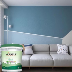 <span class=keywords><strong>Peinture</strong></span> murale intérieure au latex blanche, à base d'eau, colorée, anti-moisissure, haute couverture, vente chaude - Product Image 5