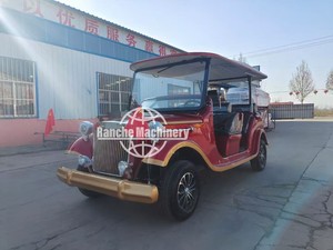 Coche clásico de estilo retro de gama alta personalizado negro/coche clásico eléctrico nostálgico a la venta - Product Image 6