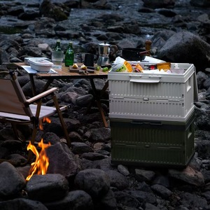 Outdoor Camping Opvouwbare Doos Kunststoff Camping Box Multi Purpose <span class=keywords><strong>Haushalt</strong></span> Auto Box Grobhandel - Product Image 3