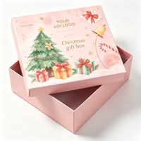 Boîtes cadeaux de Noël de luxe en promotion pour emballages cadeaux, boîtes cadeaux haut de gamme, boîte cadeau créative, grande boîte vide en papier pour emballages de Noël