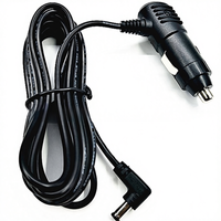Chargeur de voiture 12V2A avec câble, style coréen, modèle RT710, tête d'allume-cigare, prise d'alimentation CC 24W pour caméra embarquée de voiture