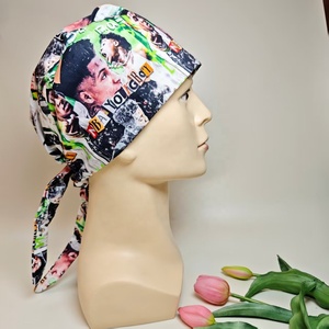 Cappelli Chirurgici in Cotone con Stampa di Personaggi Cartoon e Laccetti Posteriori per Infermieri Maschi, Accessori per la Testa, Cappelli da <span class=keywords><strong>Dottore</strong></span> e Infermiere con Fodera in Raso - Product Image 1