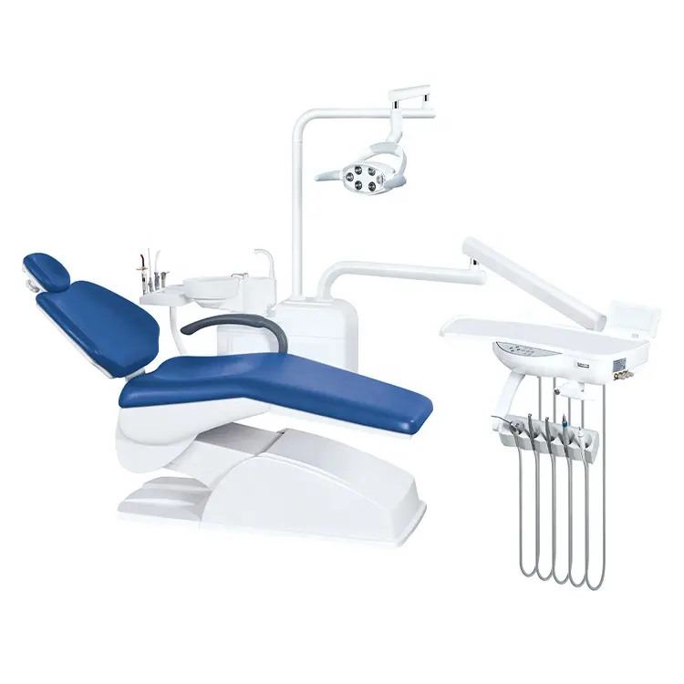 रोगी इस्तेमाल किया चीन पूर्ण सेट उपकरण इकाई क्लिनिक शीर्ष गुणवत्ता सबसे अच्छा आधुनिक Whitening मशीन डेंटिस्ट दंत शल्य चिकित्सा कुर्सी
