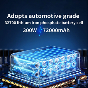 เครื่องกำเนิดไฟฟ้าพกพาสำหรับใช้งานกลางแจ้ง 300 วัตต์ 400 วัตต์ 500 วัตต์ 600 วัตต์ สำหรับตั้งแคมป์  สถานีไฟฟ้าพลังงานแสงอาทิตย์ 300w 400w 500w 600w - Product Image 5