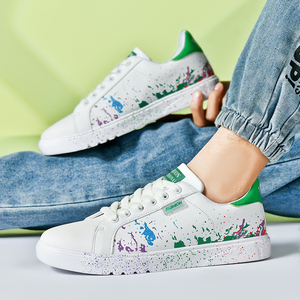 Zapatos Casuales Blancos Personalizados <span class=keywords><strong>2024</strong></span>, Transpirables, Antideslizantes, Ligeros, con Forro de Malla, para Estudiantes, Hombres y Mujeres, Primavera Invierno - Product Image 3