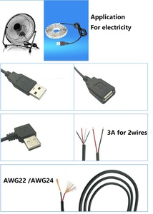 Eternalstarcable สายเคเบิลปลายเปลือย2.0 AM ปรับแต่งได้, สายเคเบิลพีวีซี3A ชาร์จเร็วมัลติฟังก์ชั่นฟรีตัวอย่างชาร์จไฟ - Product Image 2