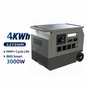 สถานีพลังงานลิเธียมแบบพกพา 3000W 4KW  แบตเตอรี่สำรองพลังงานแสงอาทิตย์และเครื่องกำเนิดไฟฟ้าที่ดีที่สุด พร้อมแบตเตอรี่โซลาร์เซลล์ HIthium Power Station - Product Image 1