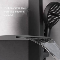 Ensemble de douche température constante affichage numérique tout cuivre bain intelligent pressurisé piano salle de bain atmosphère clé douche