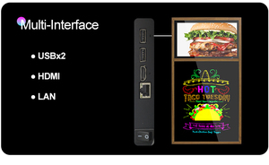 YG chiếu sáng RGB <span class=keywords><strong>Flash</strong></span> chiếu sáng LCD viết bảng màu đánh dấu quảng cáo hiển thị cho thang máy cửa hàng bán lẻ sản xuất - Product Image 4
