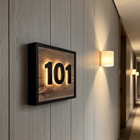Enseigne lumineuse LED de haute qualité, numéro de maison personnalisé, enseigne 3D rétroéclairée, numéro d'adresse, enseigne publicitaire extérieure
