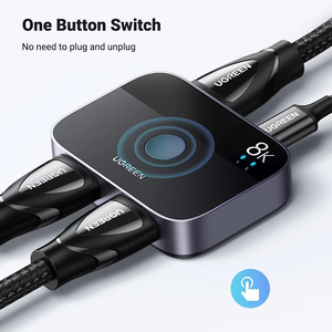 ตัวแยกสัญญาณ <span class=keywords><strong>HDMI</strong></span> 2.1 ยี่ห้อ UGREEN รองรับความละเอียด <span class=keywords><strong>8K</strong></span> 60Hz และ 4K <span class=keywords><strong>120Hz</strong></span> แบบ 2 เข้า 1 ออก สำหรับทีวี Xiaomi Xbox Series X PS5 ใช้ได้กับจอภาพที่รองรับ <span class=keywords><strong>HDMI</strong></span> - Product Image 5
