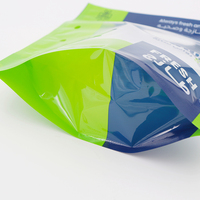 Sachet souple transparent YSH de qualité alimentaire avec fermeture éclair et perforations, pour emballage de fruits et légumes, avec poignée de transport