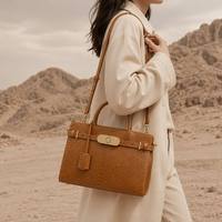 Sac fourre-tout en cuir véritable gaufré serpent pour femme avec bandoulière, style vintage, idéal pour le bureau et les trajets quotidiens – Fournisseur