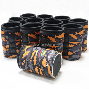 Usine Livraison rapide Logo personnalisé Aimant Bière Can Cooler <span class=keywords><strong>Sleeve</strong></span> 12oz Isolé Néoprène Magnétique Stubby Holder - Product Image 3