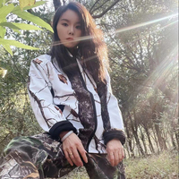 Tenues de Chasse Imperméables pour Femmes et Hommes, Ensembles Camouflage Silencieux pour Jeunes, Vêtements de Chasse en Gros
