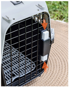Jaula Transportadora de Acero para Mascotas, Económica, de Plástico, para Gatos y Perros, <span class=keywords><strong>Caja</strong></span> de <span class=keywords><strong>Transporte</strong></span> - Product Image 2