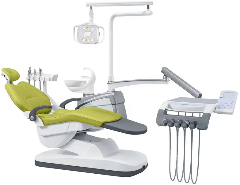 Dubai market suministros dentales equipo de silla dental con base de aluminio