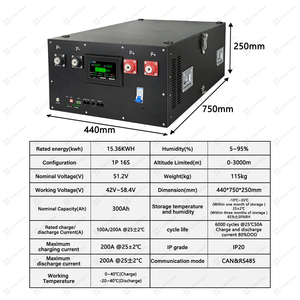 Năng lượng mặt trời Lithium sắt Phosphate pin hệ thống nhà sao lưu điện gói an toàn và bền năng lượng lưu trữ và thân thiện với môi trường - Product Image 4
