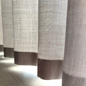 Personalizado Linho Textura Tule Cortinas Plissadas Moderno Estilo Europeu Janela Sombra para Sala Hospital Cortina de Chuveiro Europeu - Product Image 6