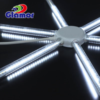 Tubo de nieve que cae LED Efecto de persecución de flores Animado 20mm Blanco Ww Mini Meteor Light 2D Decoración Luz para eventos al aire libre IP 65