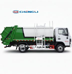 Camion à déchets alimentaires Dongfeng 5,5 m Blue Plate C1, camionnette à ordures légère diesel 4x2 conduite à droite pour le recyclage des déchets de cuisine des restaurants - Product Image 4