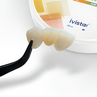 Bloc de zircone dentaire Premium IVISTA ST-ML 1200MPa, disque de zircone multi-gradient, consommables de fraisage CAD-CAM