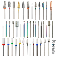 Fraise à ongles professionnelle électrique en carbure de tungstène, grande, ronde, lisse et sûre, pour ponceuses à ongles