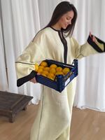 Abaya maxi ample Mexizo personnalisée avec passepoil noir et blocs de couleur, style décontracté pour les vacances et le quotidien, vêtement islamique de Dubaï