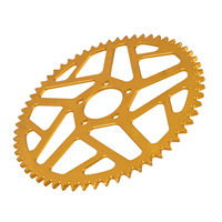 Accessoires de modification pour moto tout-terrain électrique JFGRACING Qiu Long Light Bee Ron S/X 7075, pignon de moto