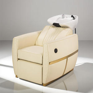 Modern Style Beauty Hair Salon Chair Recline Shampoo Bowl Ceramic Washbasin Backwash <b>Bed</b> - Product Image 2