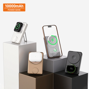 Cargador Magnético Inalámbrico de 10000mAh para <span class=keywords><strong>Apple</strong></span> <span class=keywords><strong>Watch</strong></span>, Cargador Rápido para iPhone, Samsung, Xiaomi, Batería <span class=keywords><strong>Externa</strong></span> para Móviles - Product Image 1