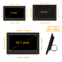 Nuevo Reloj Digital Grande de 10''/10.1'' con Pronóstico del Tiempo, Calendario y Temperatura, con Wifi para Personas con Demencia y Alzheimer