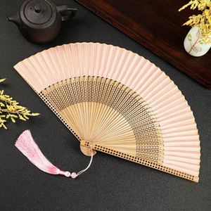 Éventail pliant portable traditionnel japonais-chinois en bambou, imprimé sur mesure, fait main, écologique, pour la performance, la danse Hanfu et l'artisanat - Product Image 2