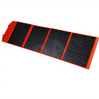 Kit de panneaux solaires pliables 60W-400W, 156,75 mm, efficacité 21 %, monocristallin portable noir 520x460x70 mm, pour la charge de téléphones, ordinateurs portables et batteries externes