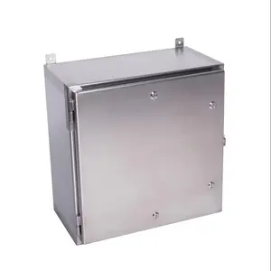 कस्टम नेमा 4 आउटडोर वॉटरफुट वेंटेड 304 स्टेनलेस स्टील इलेक्ट्रिकल पैनल बॉक्स
