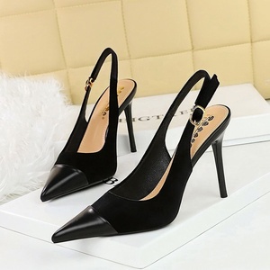 Nouveauté 2026 Sandales à talons hauts pour femmes avec bride à la cheville, bout pointu, talons aiguilles, fête, <span class=keywords><strong>bordeaux</strong></span> - Product Image 3