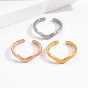 Stainless Steel Creative Summer Beach Foot Ring Plated 18K Gold Plated Foot Ring Open-ended Tail Adjustable Sexy Toe Ring