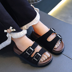 Nouvelles <span class=keywords><strong>sandales</strong></span> d'été pour enfants, unisexes, motif dessin animé, fermeture à boucle, antidérapantes, semelles souples, pour la baignade, l'extérieur, parent-enfant - Product Image 3