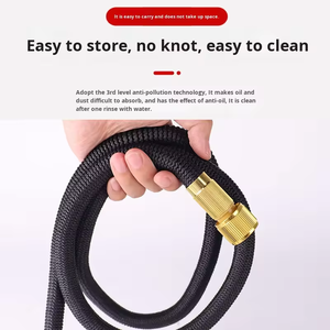 สายยางรดน้ำแบบขยายได้ ทนแรงดันสูง ป้องกันการแข็งตัว ผลิตจากวัสดุโพลิเมอร์ที่เป็นมิตรกับสิ่งแวดล้อม ทนทาน ป้องกันสนิม CNS สำหรับบ้าน รถยนต์ รดน้ำต้นไม้ - Product Image 3