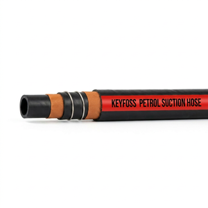 <span class=keywords><strong>Tuyau</strong></span> d'<span class=keywords><strong>aspiration</strong></span> en caoutchouc nitrile résistant à l'usure de grand <span class=keywords><strong>diamètre</strong></span> 300 PSI, renforcé de fil d'acier, pour carburant et huile - Product Image 2