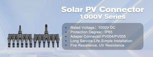 PV004-T6ระบบพลังงานแสงอาทิตย์เชื่อมต่อชาย/หญิง IP67 1000V 1500V ระดับ30A ทนอุณหภูมิสูงสำหรับที่อยู่อาศัยเชิงพาณิชย์ - Product Image 6