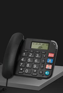 טלפון עם לחצן גדול עם פונקצית sos, עזרה לשמיעה טלפון, תאורה אחורית, חיוג אחד-טלפון רמקול ללא ידיים - Product Image 4