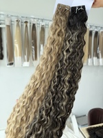 Extensions de cheveux brésiliens de haute qualité à bandes invisibles, double trame, double épaisseur, couleur claire, prix de gros, cheveux vierges Remy