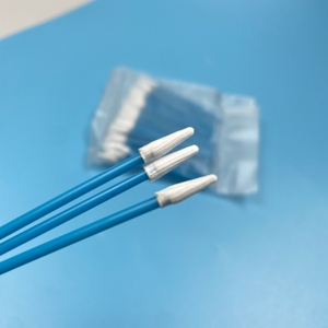 76mm 100 Micro Hisopos Electrónica Limpio Bastoncillo de algodón con mango <span class=keywords><strong>azul</strong></span> <span class=keywords><strong>Punta</strong></span> de lanza de poliéster - Product Image 4